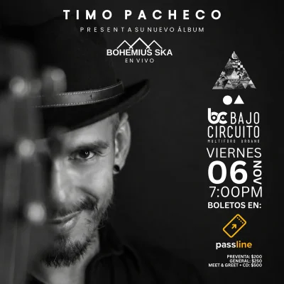Flyer de Presentación del álbum “BOHEMIUS SKA”