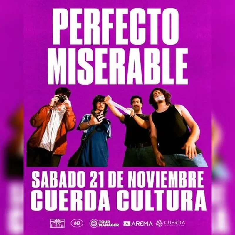 Flyer de Perfecto Miserable