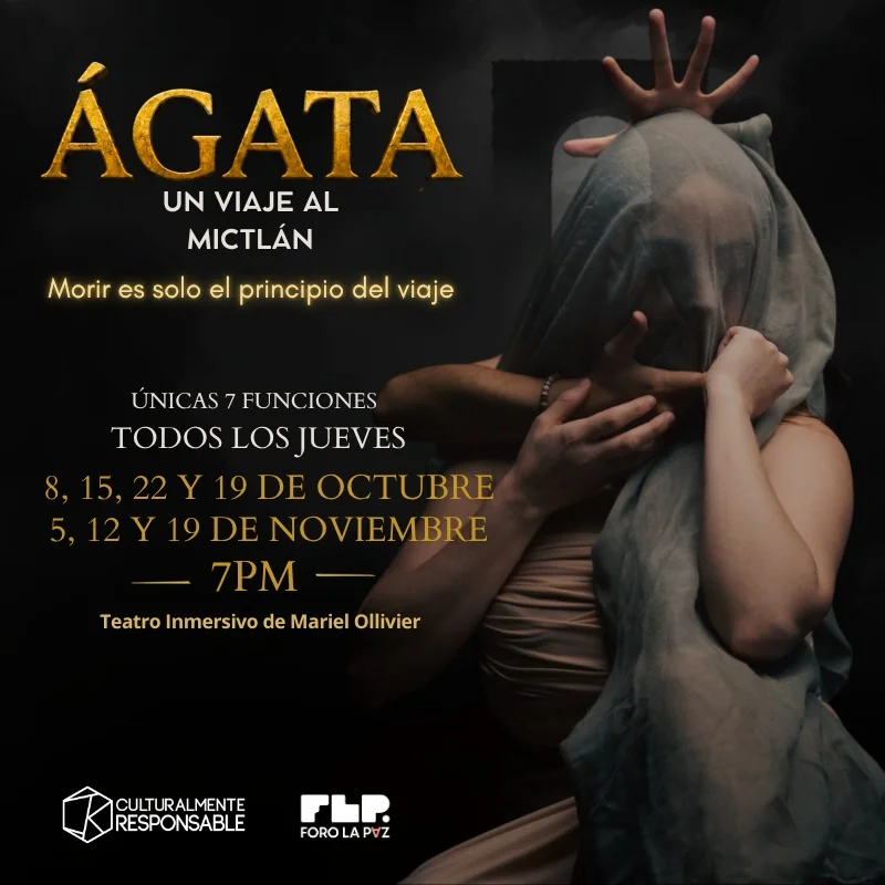Flyer de Ágata - Un viaje al Mictlan