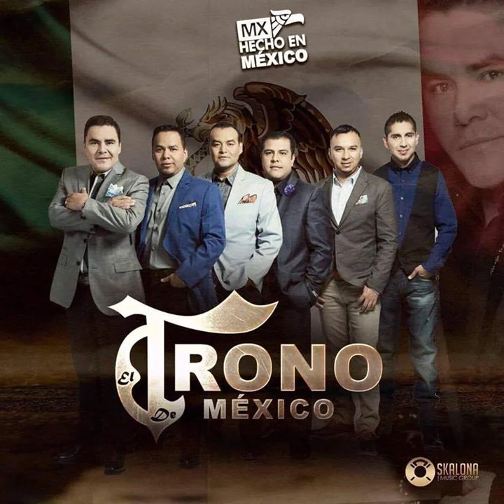 Flyer de El Trono de Mexico