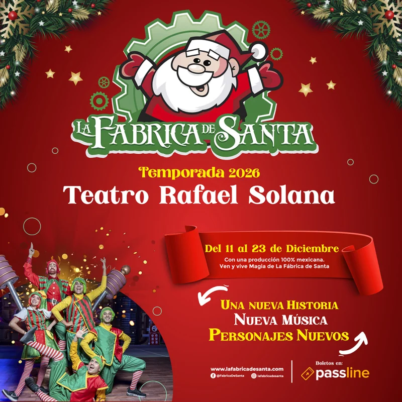 Flyer de La Fábrica de Santa CDMX