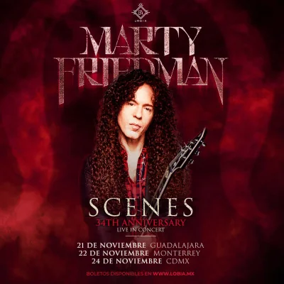 Flyer de MARTY FRIEDMAN