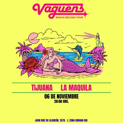 Flyer de Los Vaguens
