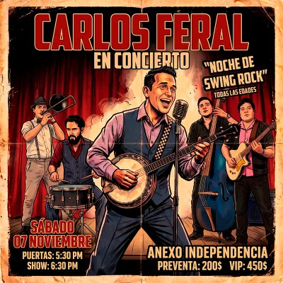 Flyer de CARLOS FERAL