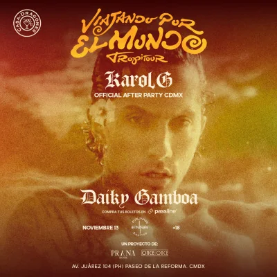 Flyer de Karol G After Oficial