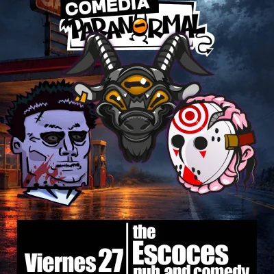 Flyer de Comedia Paranormal: Ultimo show del año.