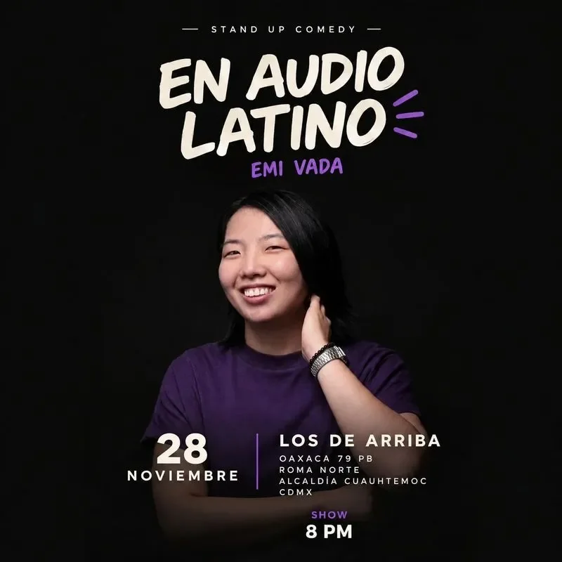 Flyer de En Audio Latino Stand Up Comedy 