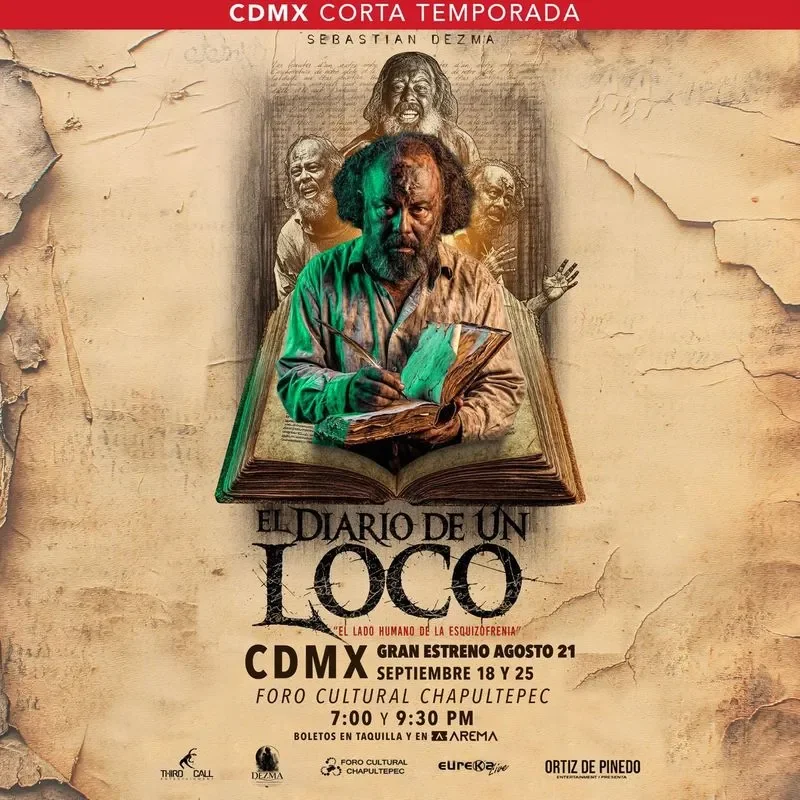 Flyer de El Diario de un Loco