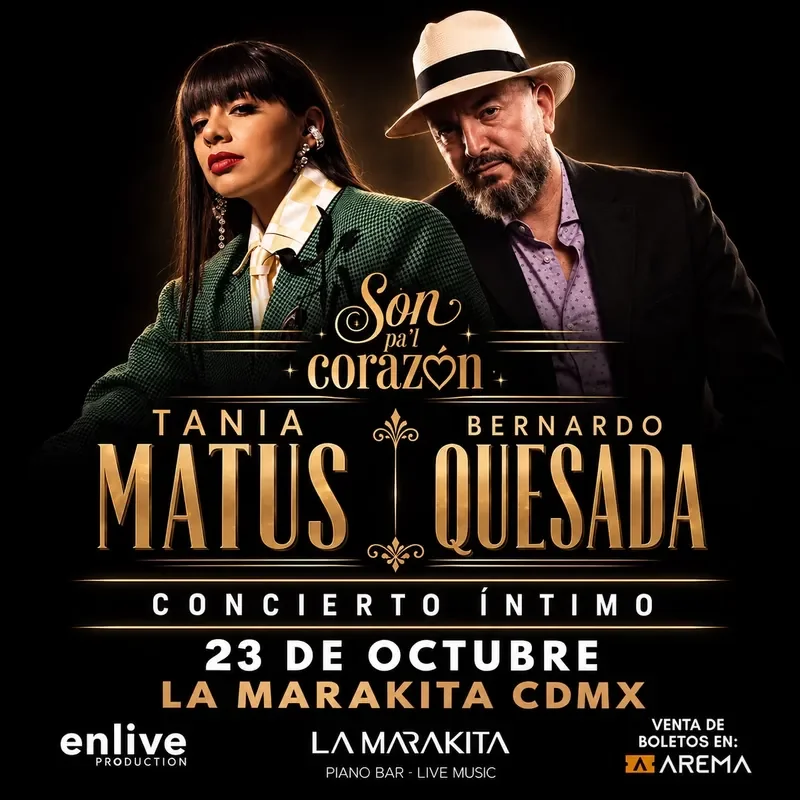 Flyer de Tania Matus y Bernardo Quesada