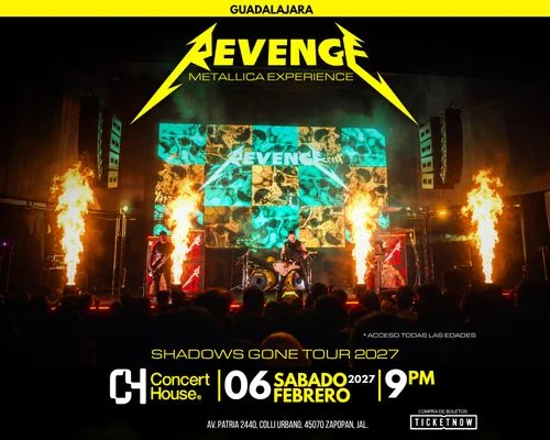 Flyer de Metallica Tributo