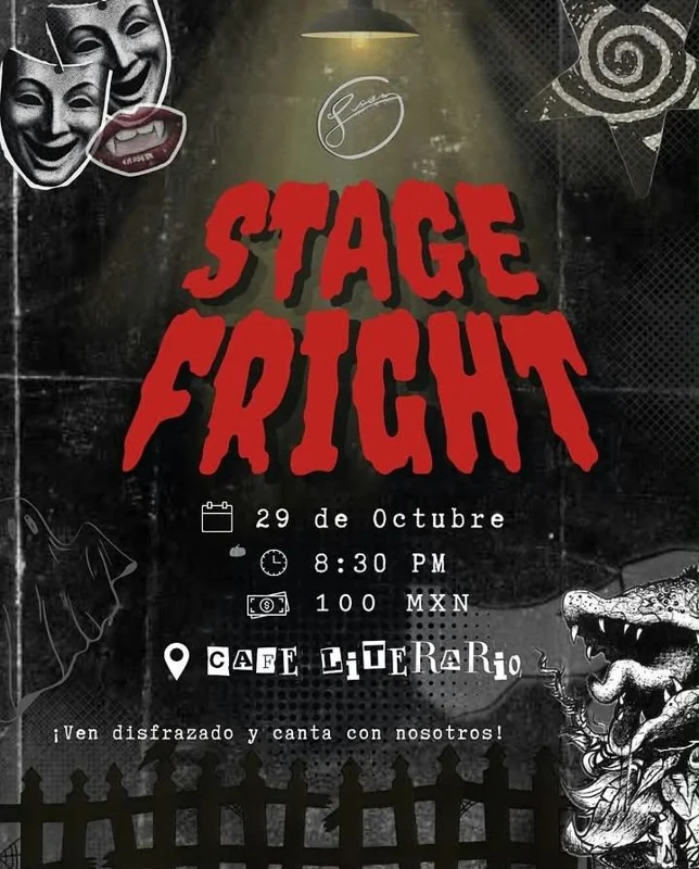 Flyer de STAGE FRIGHT