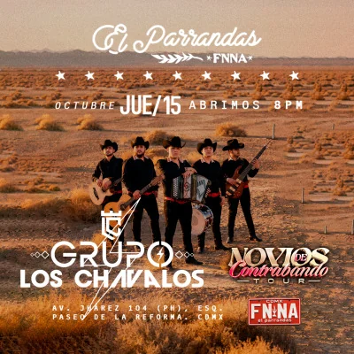 Flyer de GRUPO LOS CHAVALOS / EL PARRANDAS