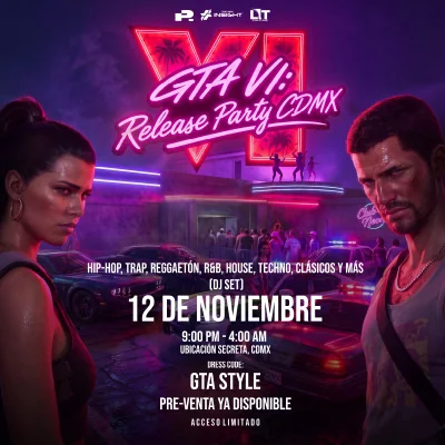 Flyer de GTA 6: RELEASE PARTY