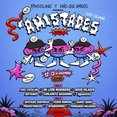 Flyer de AMISTADES VOL. 1