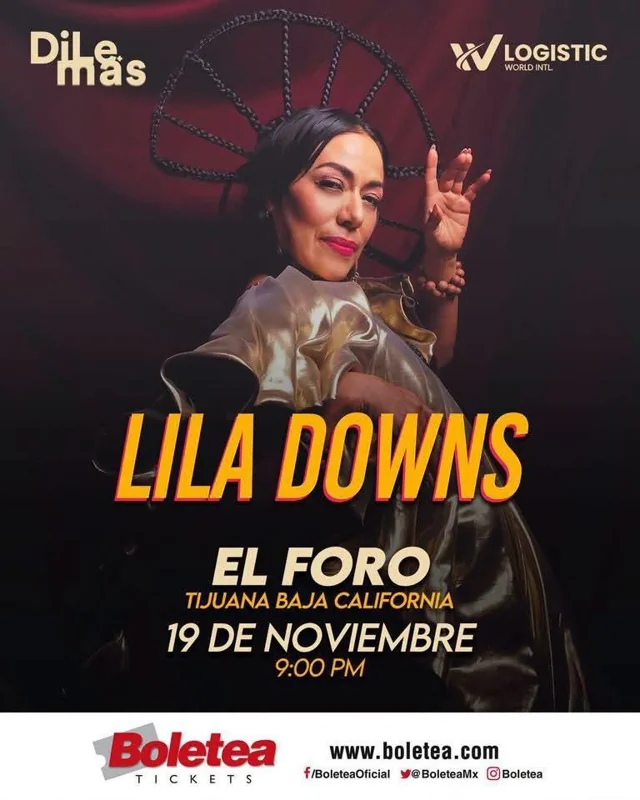 Flyer de Lila Downs 