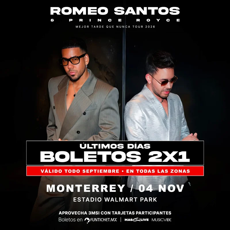 Flyer de Romeo Santos