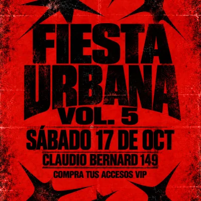Flyer de FIESTA URBANA VOL 5
