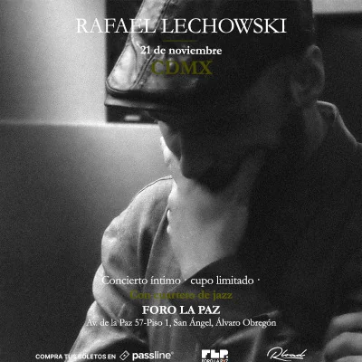 Flyer de Rafael Lechowski