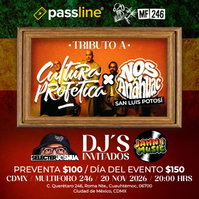 Flyer de Tributo a Cultura Profética