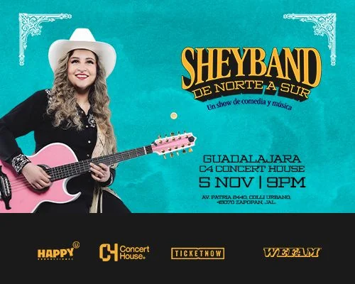 Flyer de SHEY BAND "DE NORTE A SUR"