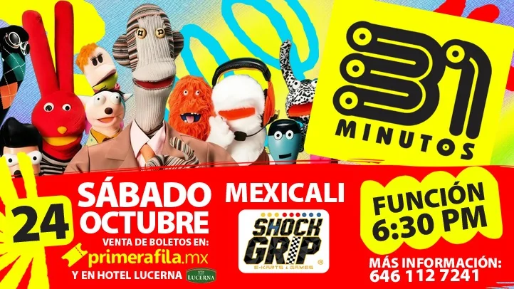 Flyer de 31 Minutos Tributo