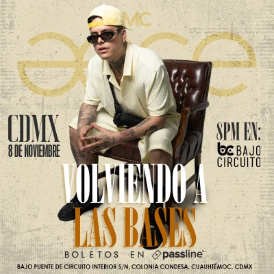 Flyer de Volviendo a las Bases