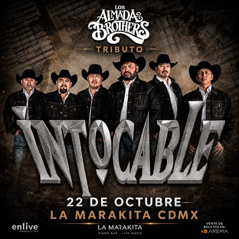 Flyer de Tributo a Intocable