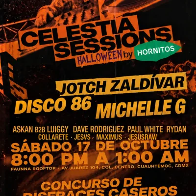 Flyer de Celestia Hallowen