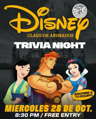 Disney Clásicos Animados - Trivia Night