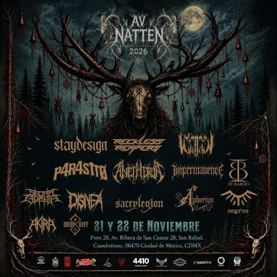 Flyer de AV NATTEN METAL FEST 