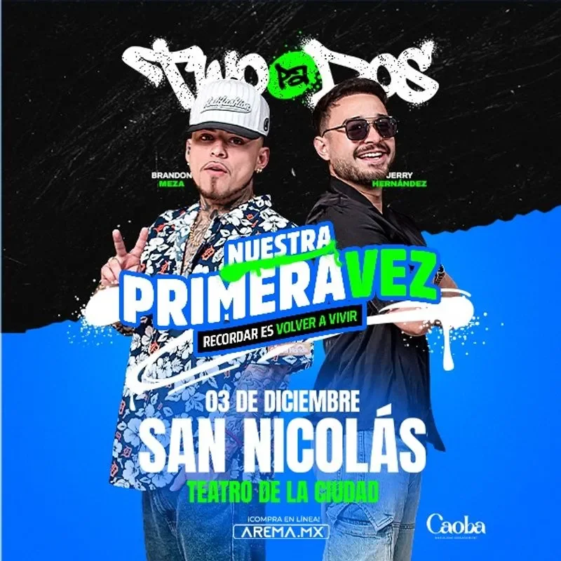 Flyer de Two pa dos: Nuestra primera vez