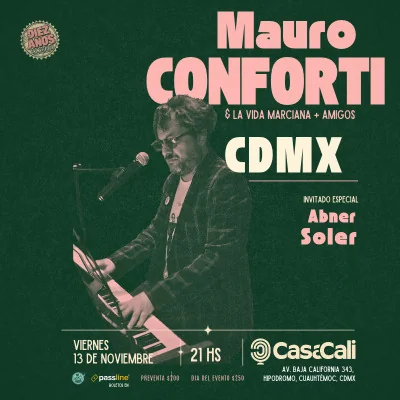 Flyer de Mauro Conforti 
