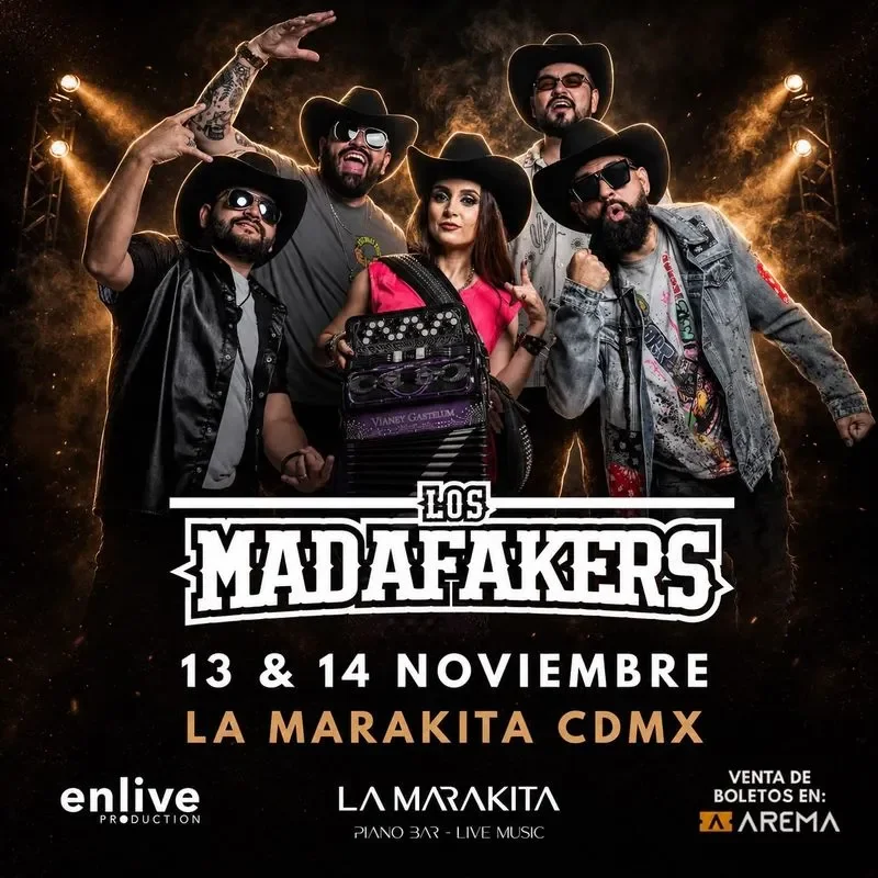 Flyer de Los Madafakers
