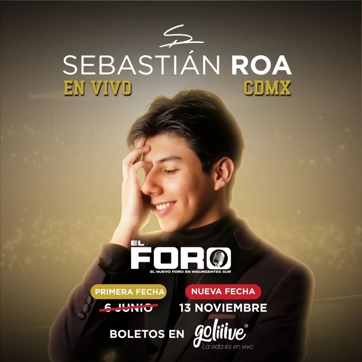 Flyer de Sebastián Roa