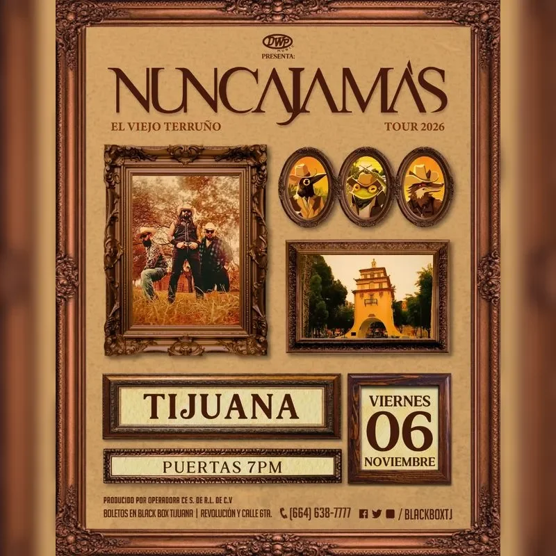 Flyer de Nunca Jamás