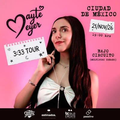 Flyer de Mayte Meyer 3:33 Tour 