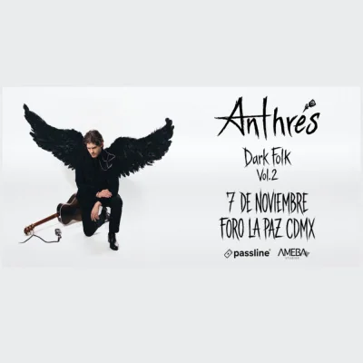 Flyer de Anthrés presenta Dark Folk vol.2