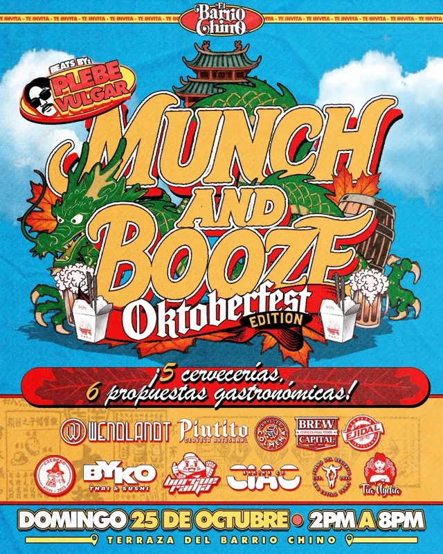 Flyer de Munch & Booze Oktoberfest Edition
