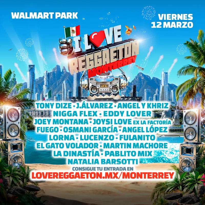 Flyer de I LOVE REGGAETON 