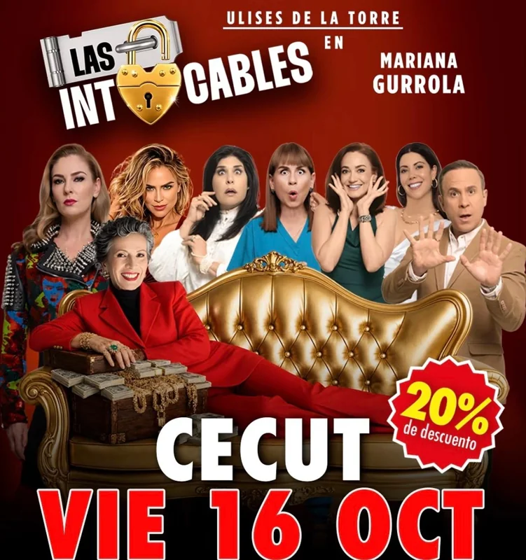 Flyer de Las Intocables 