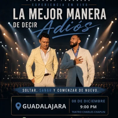Flyer de LA MEJOR MANERA DE DECIR ADIÓS 