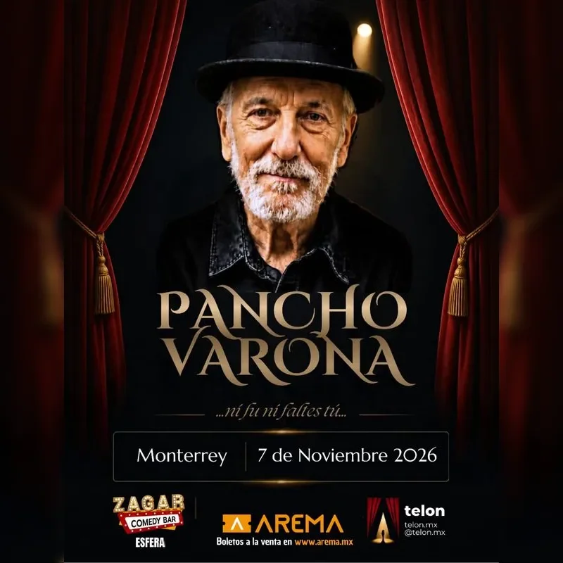 Flyer de Pancho Varona en Zagar Comedy Bar Esfera