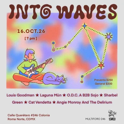 Flyer de INTO WAVES