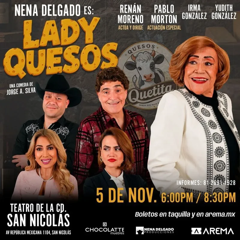 Flyer de Lady Quesos
