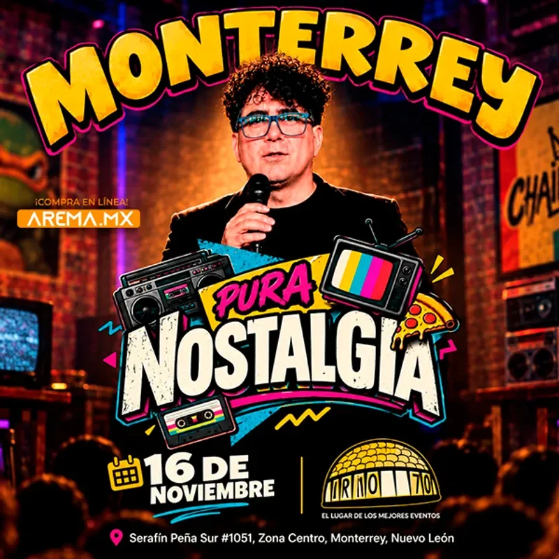 Flyer de Pura nostalgia