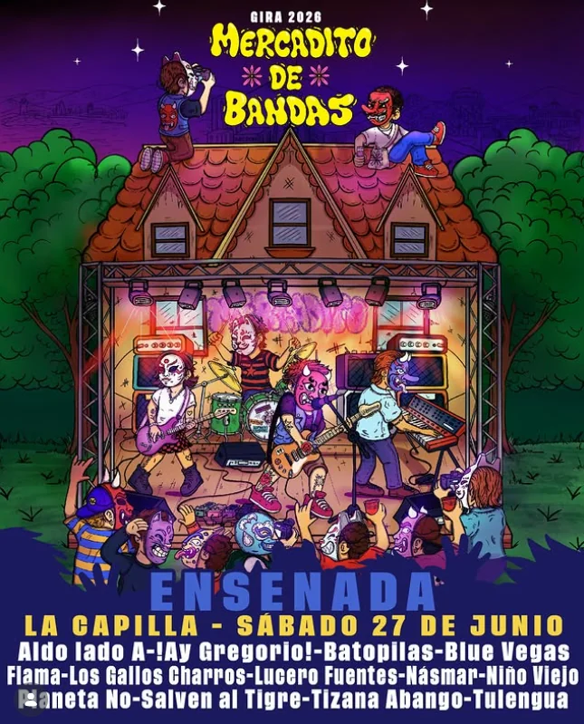 Flyer de Merccadito de bandas
