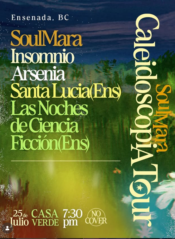 Flyer de Caleidoscopia Tour