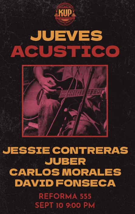 Flyer de JUEVES ACUSTICO