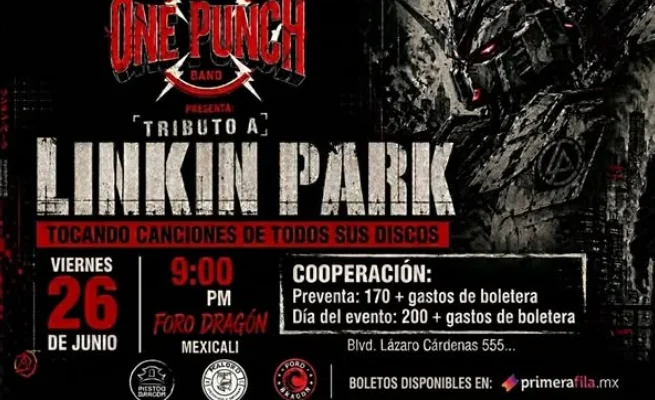 Flyer de Tributo a LinkinPark 