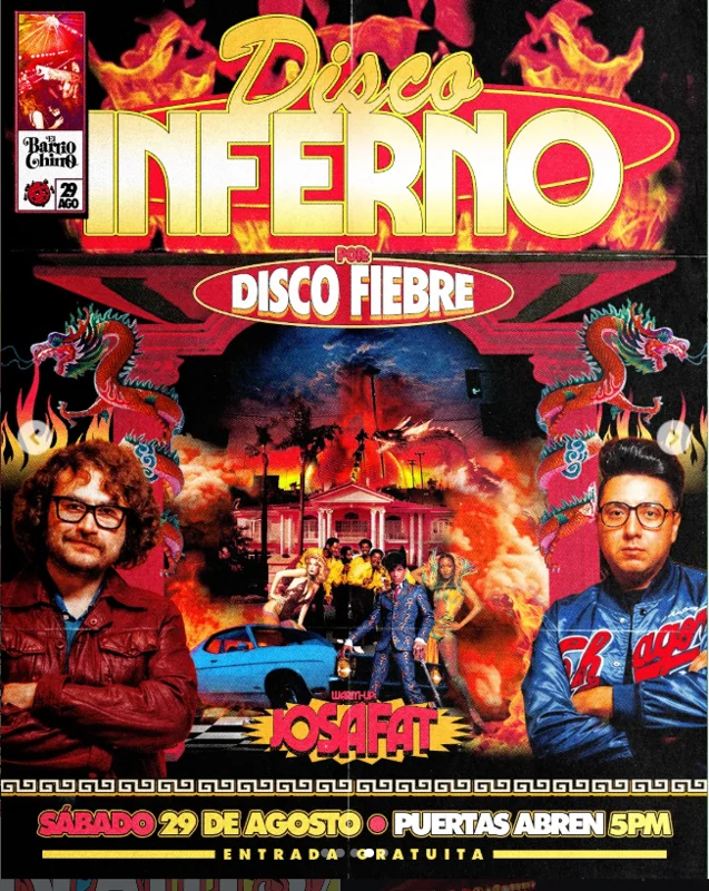Flyer de Disco Inferno